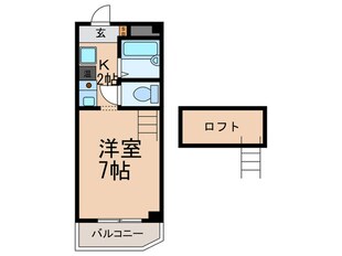 エスポワ－ル灘の物件間取画像